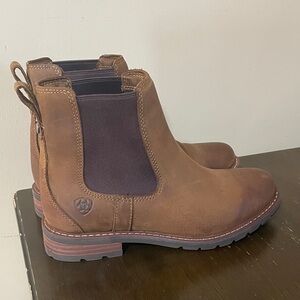 Ariat Brown Leather Ankle Boots